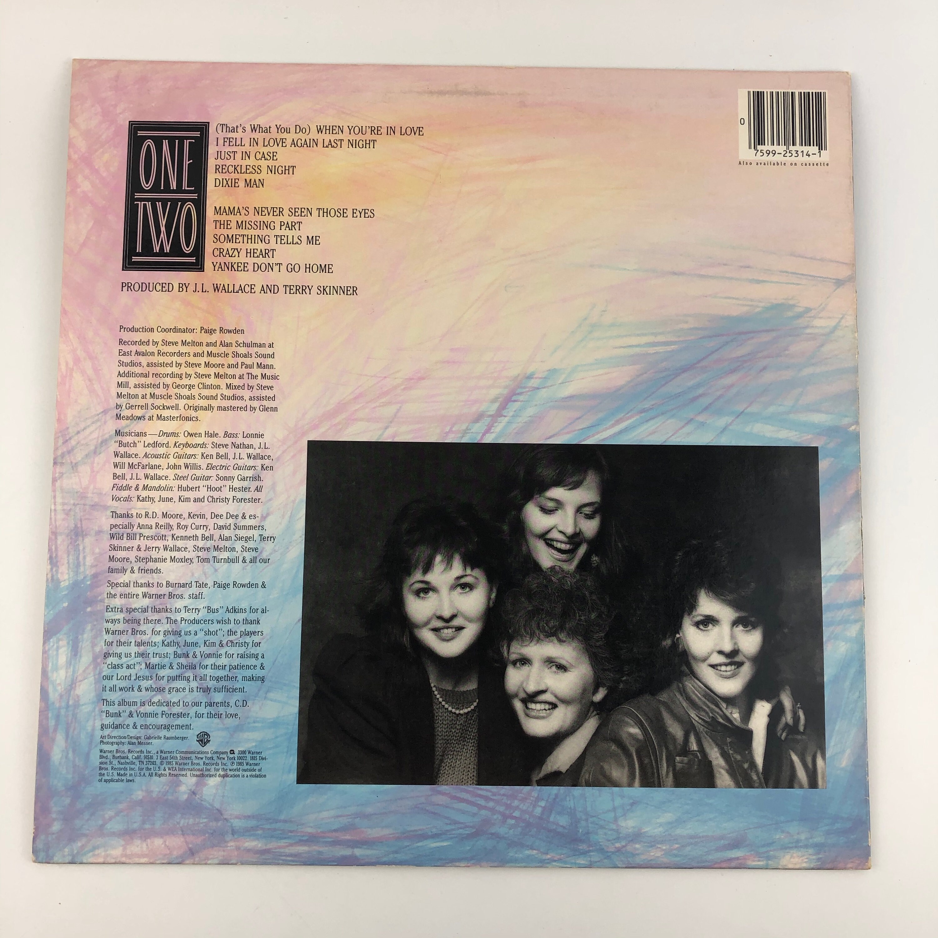 The Forester Sisters LP Vinyl Record 1985 Country Music 9 Etsy