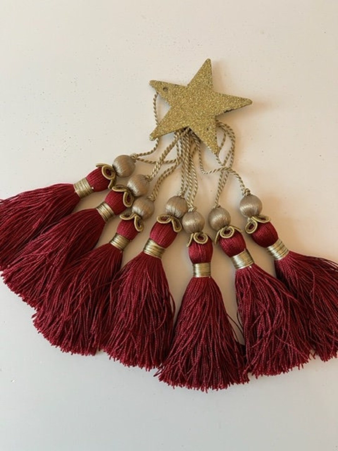 Christmas Tassels for Decorating Trees and Gifts Green and Etsy UK