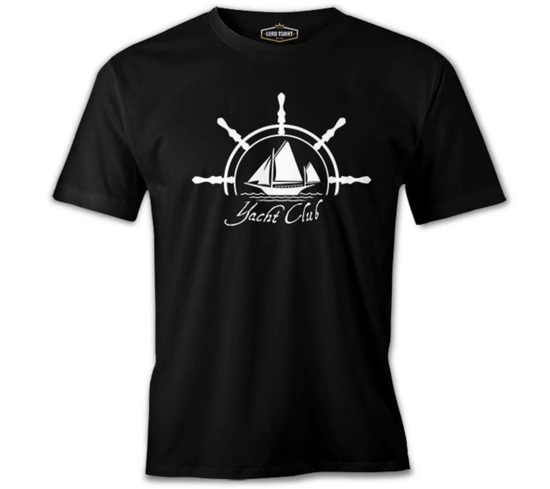 Yacht Club Yatch Club Black Men Tshirt, Women Tshirt, Kids Tshirt