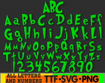 Font Letters SVG PNG Christmas Clipart Bundle Svg png Xmas Bundle For Cricut Silhouette File Instant Download Digital TV-Show