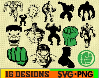 Film-Held SVG PNG Superhelden Clipart Bundle Svg PNG Bundle für Cricut Silhouette Datei Instant Download Digital