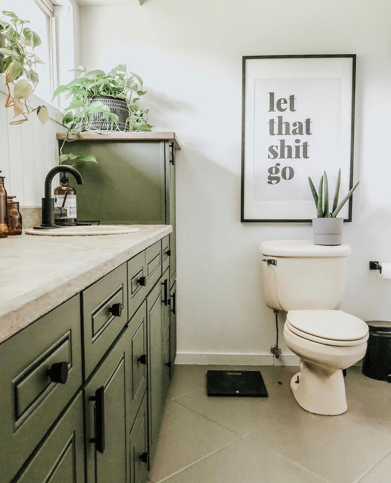 Printable Let That Shit Go Poster Digital Download | Etsy UK