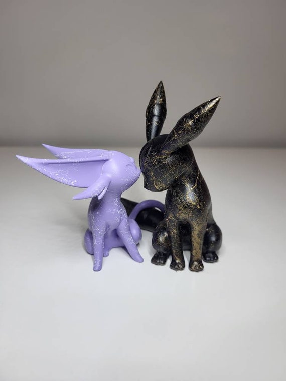 ポケモン ブラッキー＆エーフィ フィギュア 3Dプリントポケモン