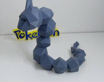 Onix Figure - 3D Printed not painted. 14cm Tall.