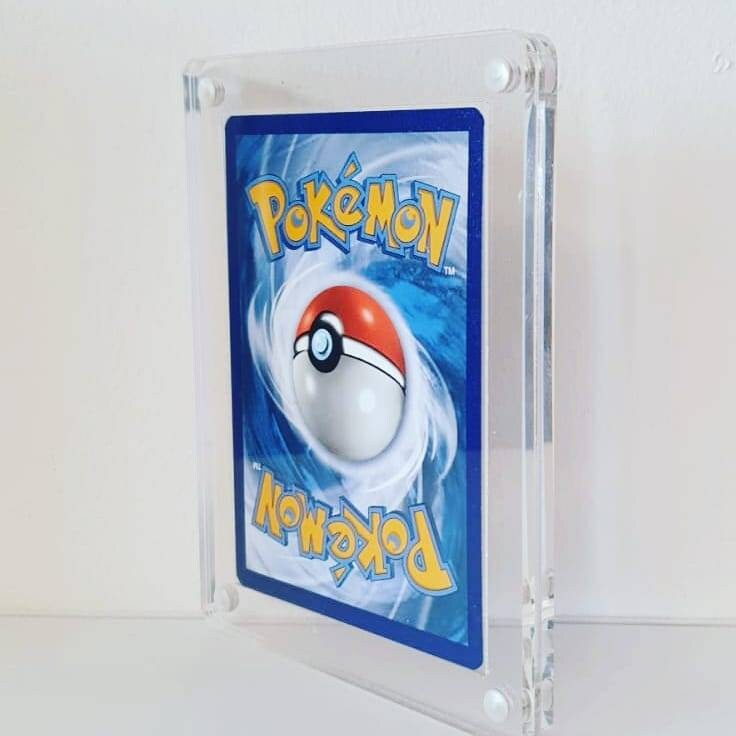 Pokemon Trading Card acryl vitrine houder. PSA houder. Pokemon Etsy