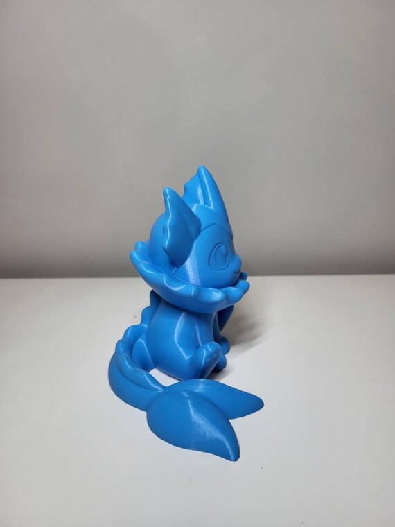 シャワーズ ポケモン フィギュア、像。3D プリント シャワーズ