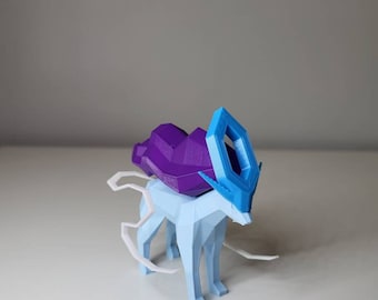 Suicune Pokemon Figure Low Poly Suicune 3D Printed. - Etsy Ireland