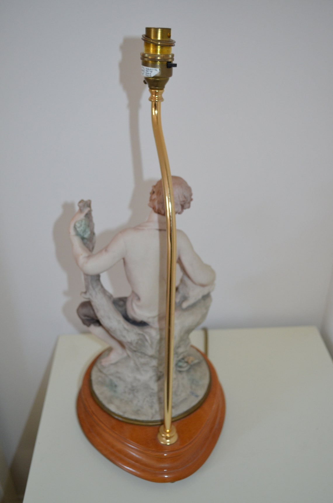 G Armani Lamp Figurine by Florence 1982 Etsy UK