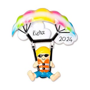 Parasailing Ornament - Parasailer Ornament Christmas Ornament 2024-- Personalized