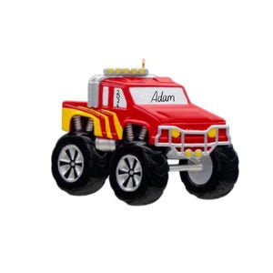 Red Truck Ornament - Quarantine Ornament Christmas Ornament 2024 Ornament -- Personalized
