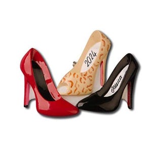 Shopaholic Ornament - Shoe Lover Ornament 2024 Ornament -- Personalized