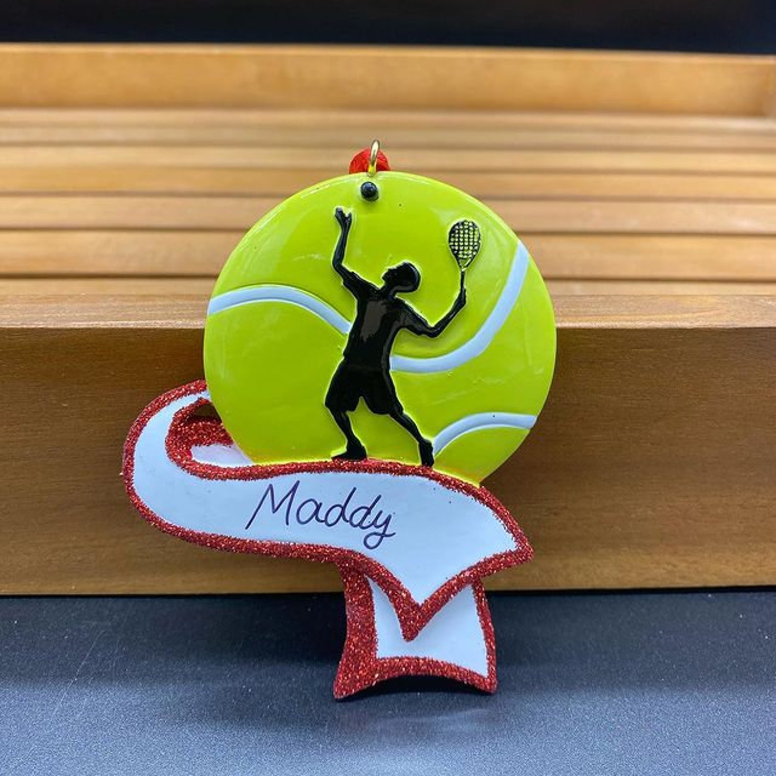 Tennis Ornament Tennis Player Ornament Christmas Ornament Etsy