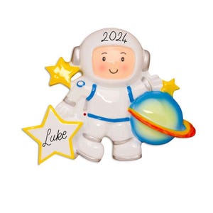 Astronaut Ornament - Astronaut Ornament Christmas Ornament 2024 Ornament -- Personalized