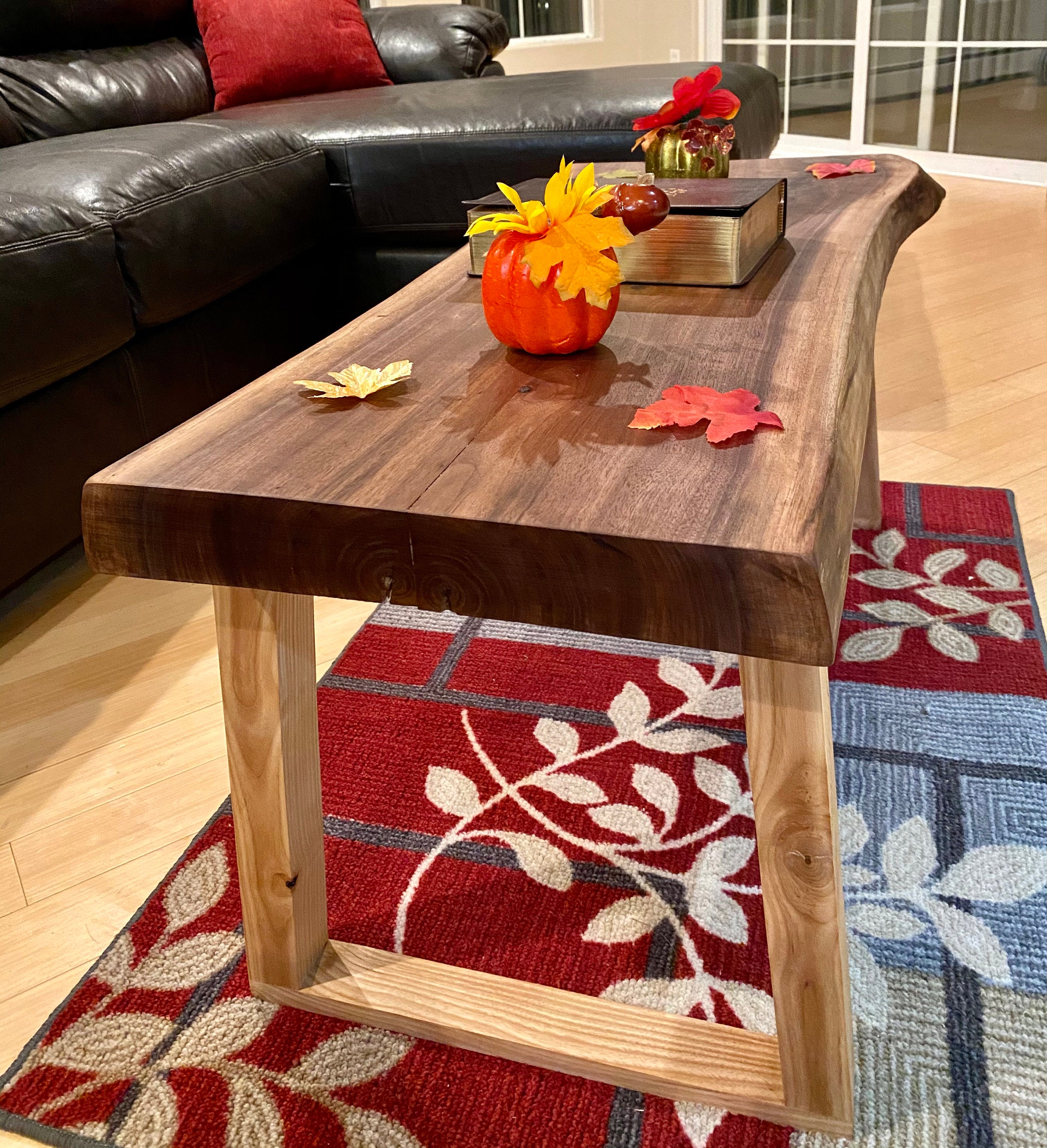 Custom live edge walnut coffee table Walnut Coffee Table Etsy