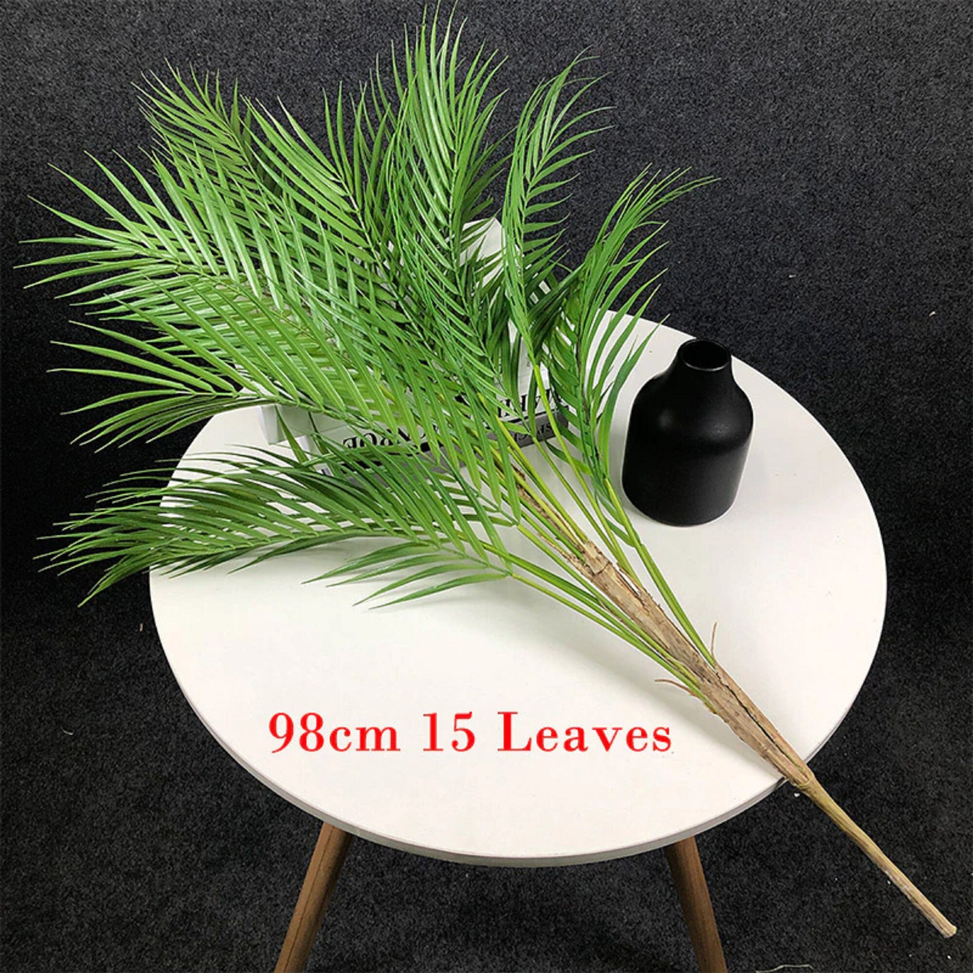 Tropical Palm Plants Large Artificial Tree Branches Plastic Etsy