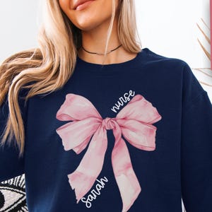 Custom Registered Nurse Sweatshirt With Name, Personalized RN Pocket Hoodie, Nurse Life Outfit, Nurse Appreciation Clothing, Cute Nurse Gift