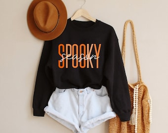 Spooky Season Sweatshirt,Fall Sweatshirt, Halloween Shirt,Fall Shirt,Halloween Hoodie, Ghost,Boo,Halloween Sweatshirt,Fall Sweater