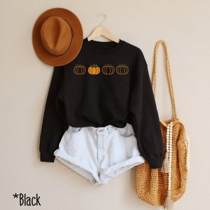 Fall Crewneck Sweatshirt, Fall Shirts for Women, Pumpkin Sweatshirt, Thanksgiving Sweatshirt, Halloween Sweatshirt, Halloween Sweater