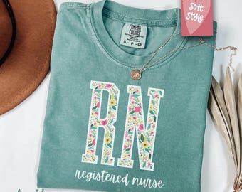 Camiseta de enfermera registrada para mujer, camiseta de enfermera registrada, camiseta de enfermería para enfermera, regalo para enfermera registrada, regalo de graduación de enfermera registrada