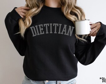 Dietitian Sweatshirt, Dietitian In Training, Dietetics Gift, RD Shirt, Registered Dietitian Grad, Gift For Her, Unisex Crewneck Sweatshirt