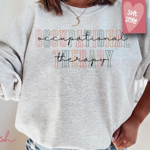Retro Ergotherapie Sweatshirt, OT Sweatshirt, Spezialpädagogik Shirt, Therapeut Shirt, Lehrer Wertschätzung Geschenk, Beschleunigter Lehrer Geschenk