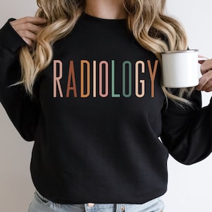 Boho Radiology Sweatshirt, Crewneck Sweatshirt for Xray Technologist, X-Ray Tech Shirt, Rad Tech Week Shirts, Gift for Radiographer Gifts