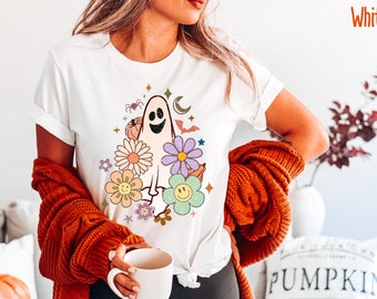 Geister Shirt, Halloween Shirt, Lustiges Halloween T-Shirt, Süßes Damen Halloween T-Shirt, Halloween Geschenk Hocu Pocu Tee, Süßes Geister Shirt, Gruseliges T-Shirt