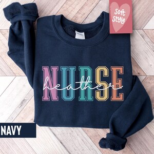 Custom Nurse Sweatshirt, Personalized Sweater, Nurse Appreciation Clothing, Nurse Life Hoodie, Nurse Sweatshirt, Custom Nurse Gift