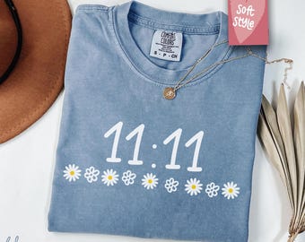 Comfort Colors® 11 11 shirt, 11:11 Shirt, 11 11 wish, 11 11 clothing, 1111 tee, Spiritual, spiritual gift 11 11 tshirt Angel Numbers tees