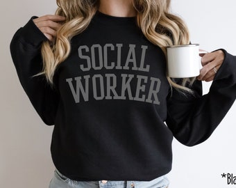 Social Worker Gifts, Social Worker Sweatshirt, Gift For Social Worker, School Counselor, Therapist Sweatshirts, MSW LSW Gift