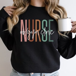 OBGYN Nurse Sweatshirt, OBGyn Nurse Shirt, Gift For Obstetrician Gynecologist Shirts, Ob-Gyn Sweater, Ob technician t-shirt, RN Crewneck