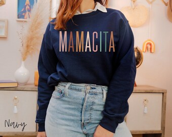 Retro Mamacita Sweatshirt, Mamacita Shirt, Mama Crewneck, Cinco de Mayo Party, Serape, Mexicaans, Fiesta Shirt, Cinco De Mayo Shirt, Trui