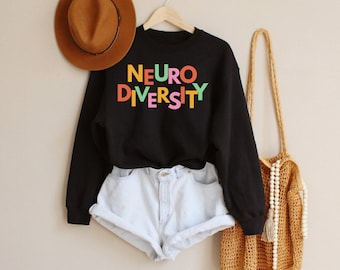 Autism Awareness Sweatshirt, Autism Shirt, Autism Mom Shirt, Rainbow Neurodiversity Shirt, Teacher Autism T-Shirt Autism Acceptance Gift