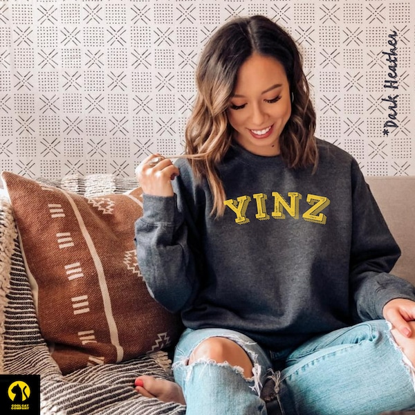 YINZ Sweatshirt, Yinzer, Pittsburgh Sweatshirt, Yinzer Shirt, Pittsburgh Crewneck, 412 shirt, Pittsburgh Shirt, Pittsburgh Sweater