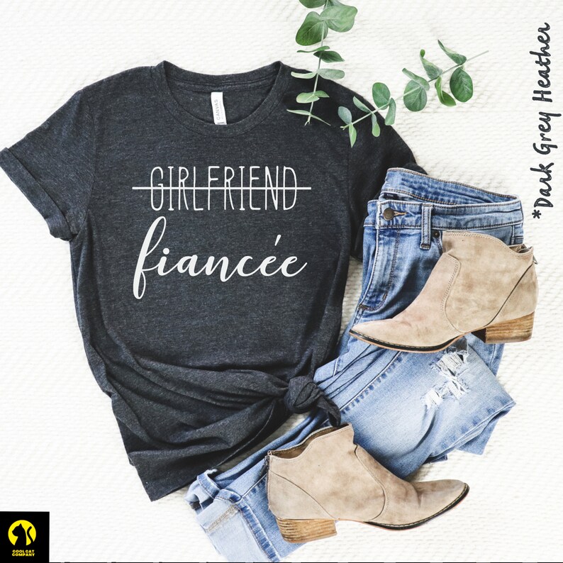 Girlfriend to Fiancé Fiancee Shirt Fiance Shirt Couples - Etsy