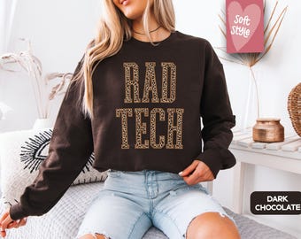 Sweat-shirt de radiologie, chemise du service de radiologie, pull RAD Tech, cadeau de radiologie pour technicien en radiologie, technologue en radiologie, chemise technique IRM CT