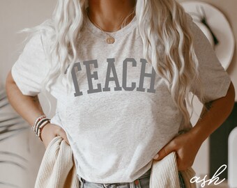 Retro Teacher Shirt, Teach Shirt, Fall Teacher Shirt, Cute Shirt for Teachers, Teacher Gifts, Elementary School Teacher Shirt