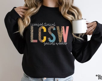 LCSW, Social Worker, Social Worker Student Graduation, New Future Healthcare Social Worker Gift, LSW, MSW, Unisex Crewneck Sweatshirt