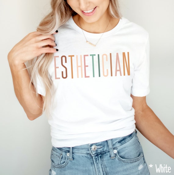 Womens Esthetician T-Shirt Cosmetic Makeup Gift Womens Esthetician T-Shirt Cosmetic Makeup Gift