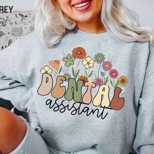 Dental sweatshirt, gift for dentist, dental hygienist, dental gifts, dental gift, dental assistant, teeth, dental school, dental student image 4