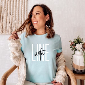 Wifey tshirt line wife shirt linewife love my lineman lineman wife linewife tshirt linewife life wife life shirt Gift for line wife