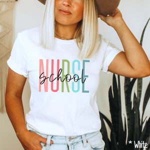 School Nurse Shirt, School Nurse Gift, Nurse Shirt, School Nurse Tee, Nurse Appreciation, Gift For Nurse, School Nurse Tshirt