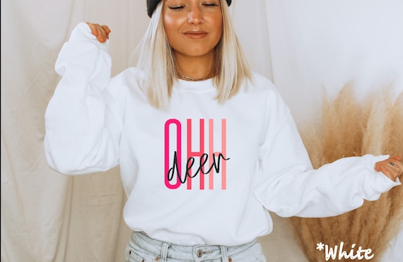 Oh Deer Sweatshirt, Christmas Sweatshirt, Deer Christmas Sweatshirt, Funny Christmas Sweater, Holiday Sweatshirt, Cute sweater, Gift ideas