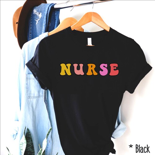 Retro Nurse Shirts RN Shirts Nurses 