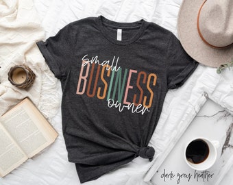 Camisa de Proprietário de Pequeno Negócio, Camisa de Proprietário de Negócio, Presente para Pequeno Negócio, Camisa de Chefe de Menina, Presente de Empreendedor, Camisa de Empreendedor, Camisa Retro