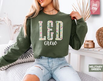 Arbeit und Lieferung Krankenschwester Sweatshirt, L und D Shirt, Arbeit Lieferung Krankenschwester Geschenk, L D Krankenschwester Geschenk, L und D Krankenschwester Shirt, L D Krankenschwester Rundhalsausschnitt, Baby Krankenschwester