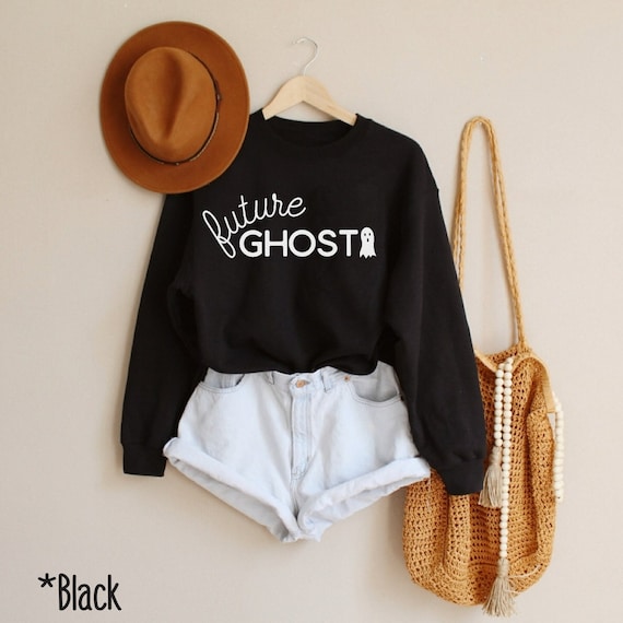 Future Ghost Crewneck Sweatshirt, Halloween Sweatshirt, Halloween Sweater, Ghost Sweatshirt, Ghost Sweater, Spooky, Funny, Gift, Pullover
