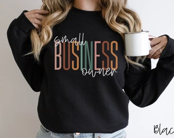 Small Business Owner Sweatshirt: Boho Unisex Crewneck