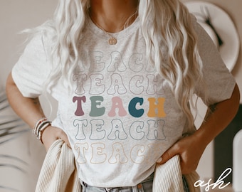 Camisa para enseñar, Camisas para maestros, Regalo para maestros, Camisa para maestros para mujeres, Ideas para maestros, Camisa para maestros de escuela primaria, Linda camiseta para maestros