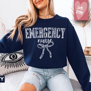 Notfall Krankenschwester Sweatshirt, Kokette Notfall Krankenschwester, Notaufnahme Sweatshirt, Notaufnahme Hoodie, ER Krankenschwester Sweatshirt